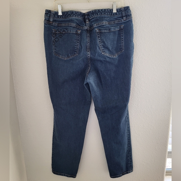 Liz Claiborne Jackie Jeans Size 16 W - Picture 5 of 8